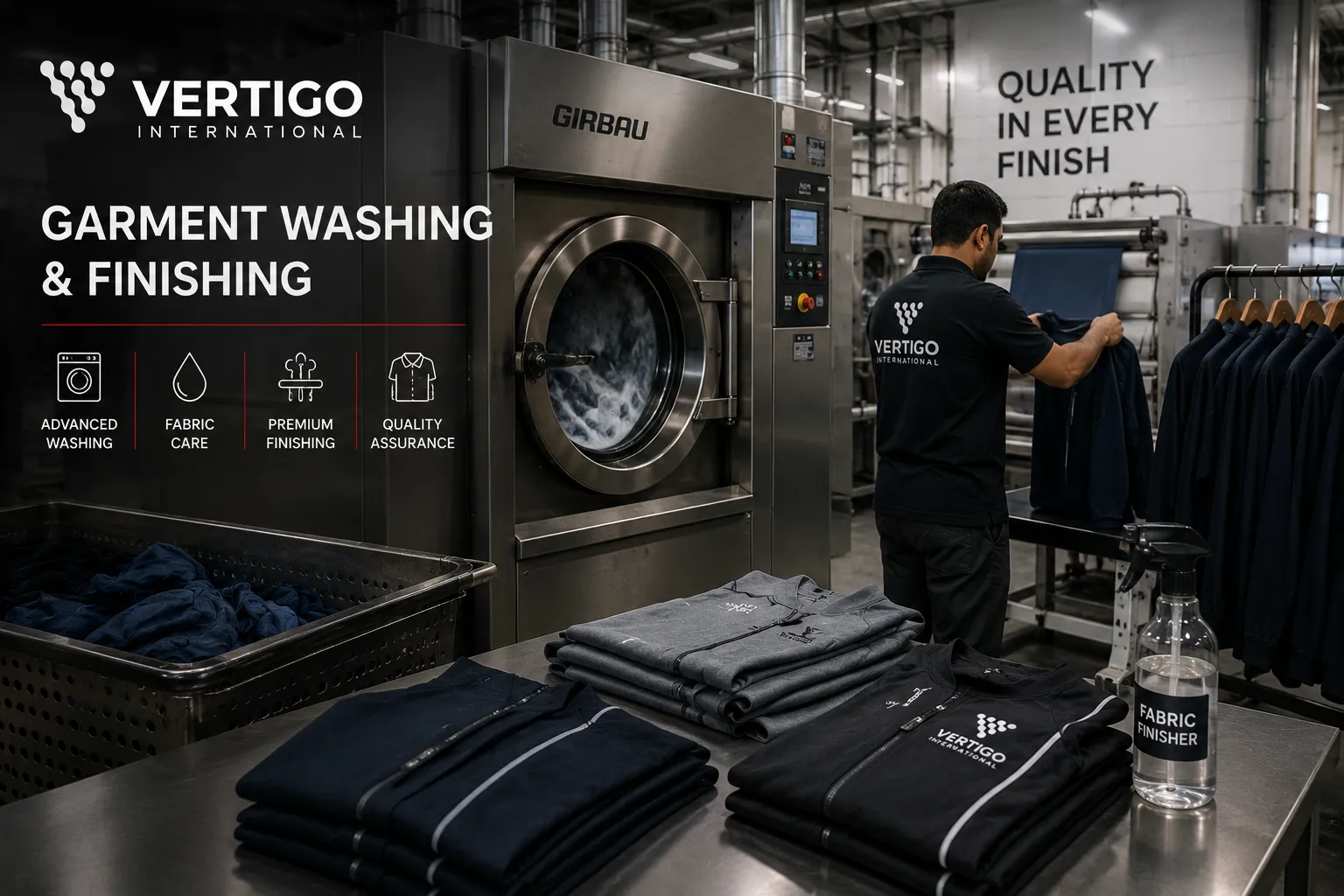 GARMENT WASHING and FINISHING
