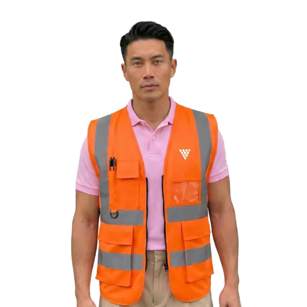 Mens Reflective Safety Jacket