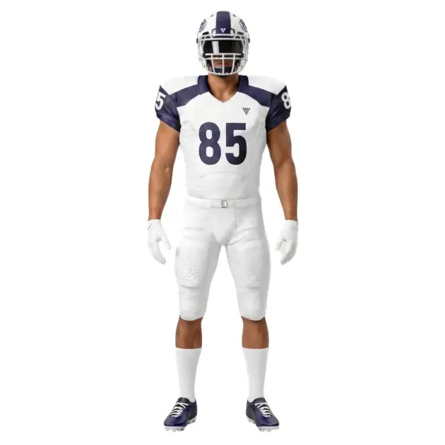 Male athlete wearing american football uniform