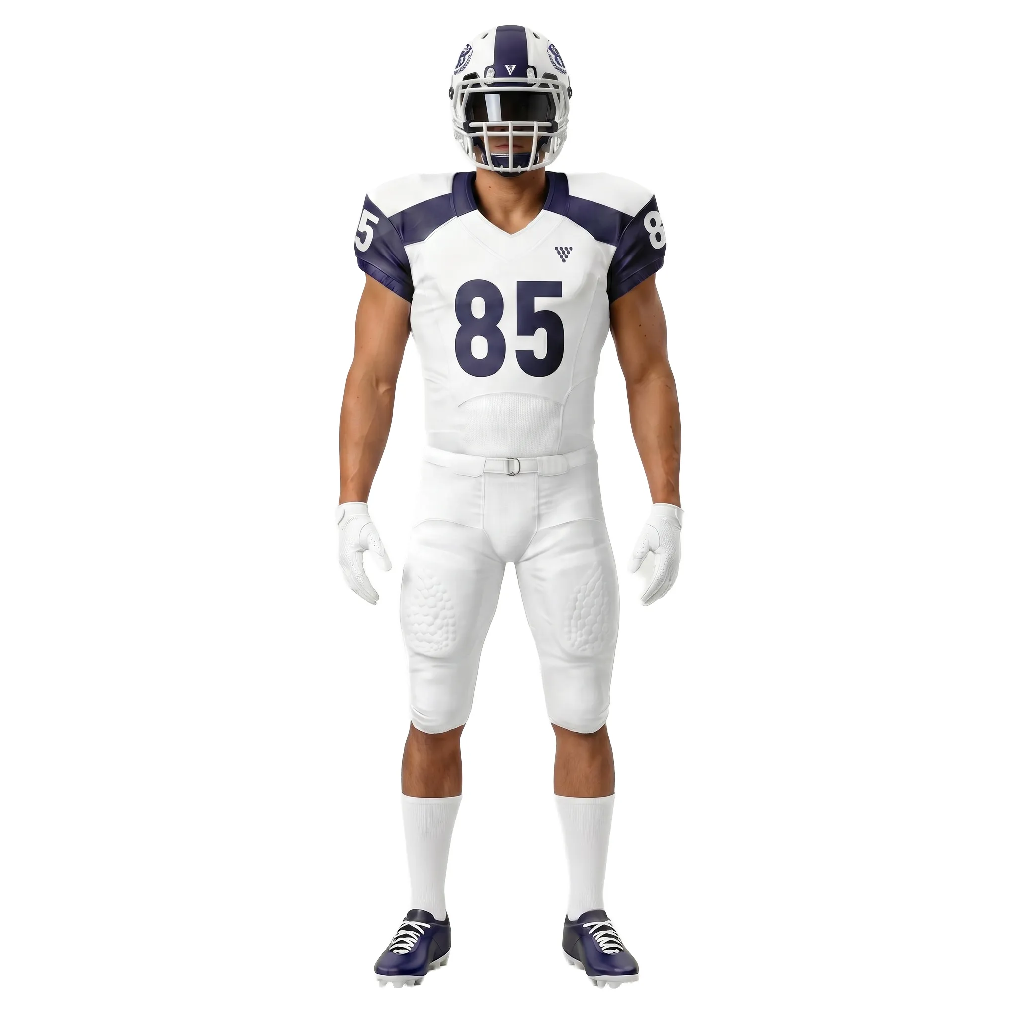 Male athlete wearing american football uniform
