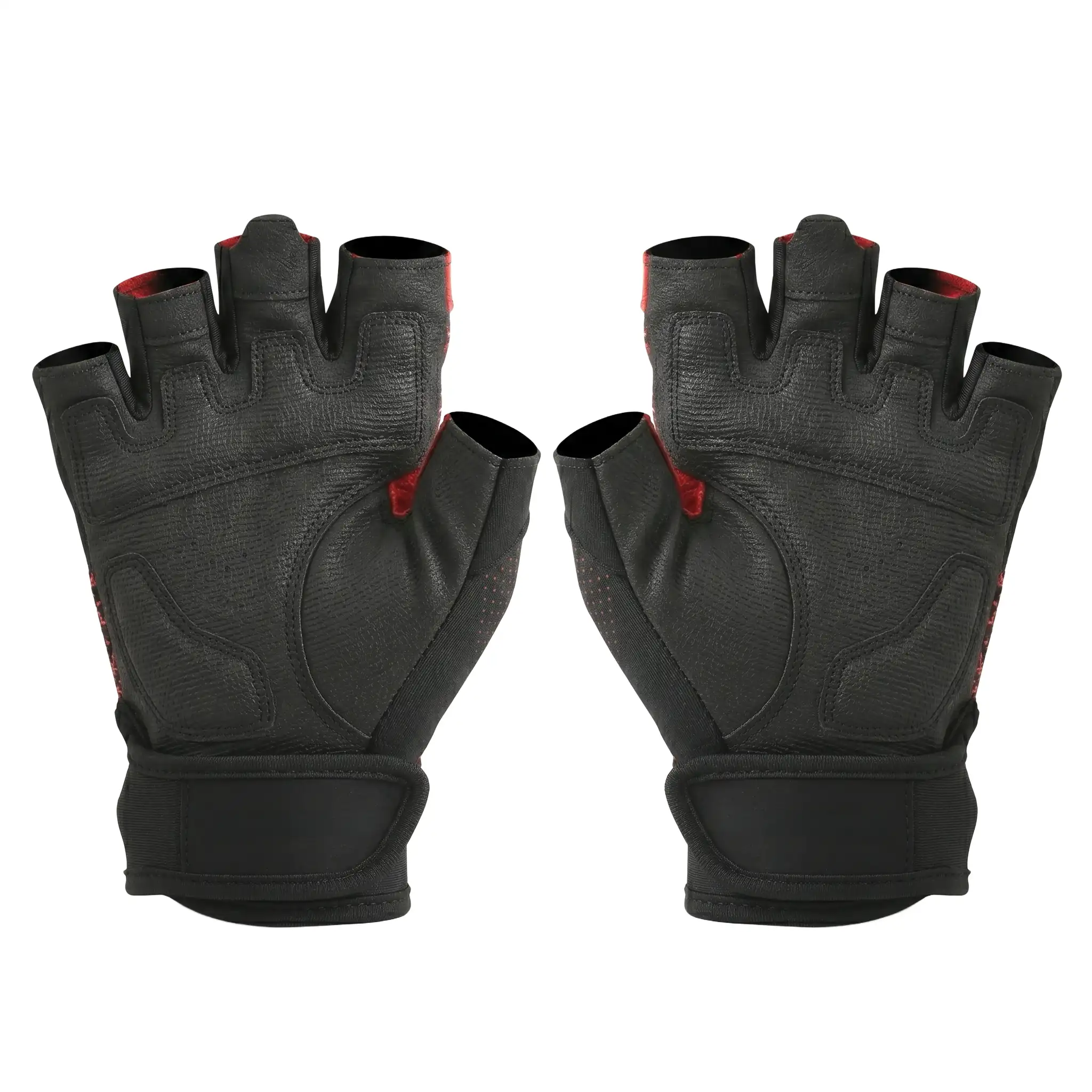 Custom gym gloves with padded palm grip and durable construction