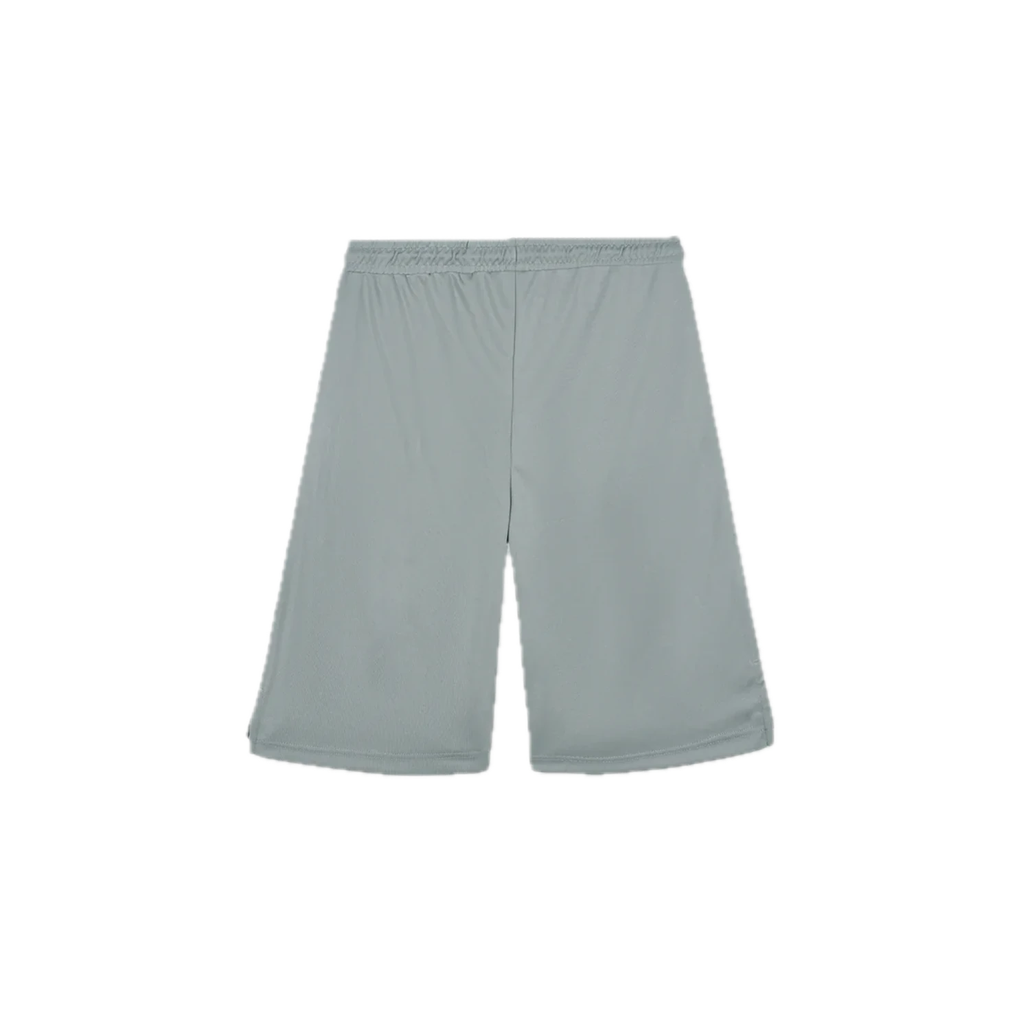 Back view of mens grey gym training shorts manufacturer