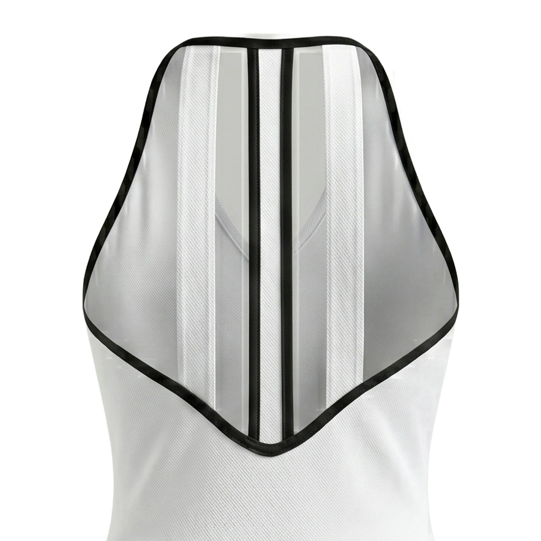 Back detail of premium women tennis uniform with modern athletic styling
