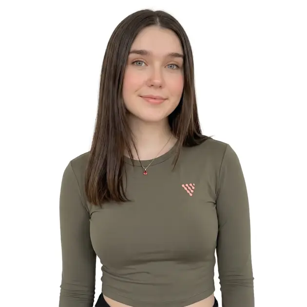Women wearing olive green long sleeve crop top for fitness and gym wear