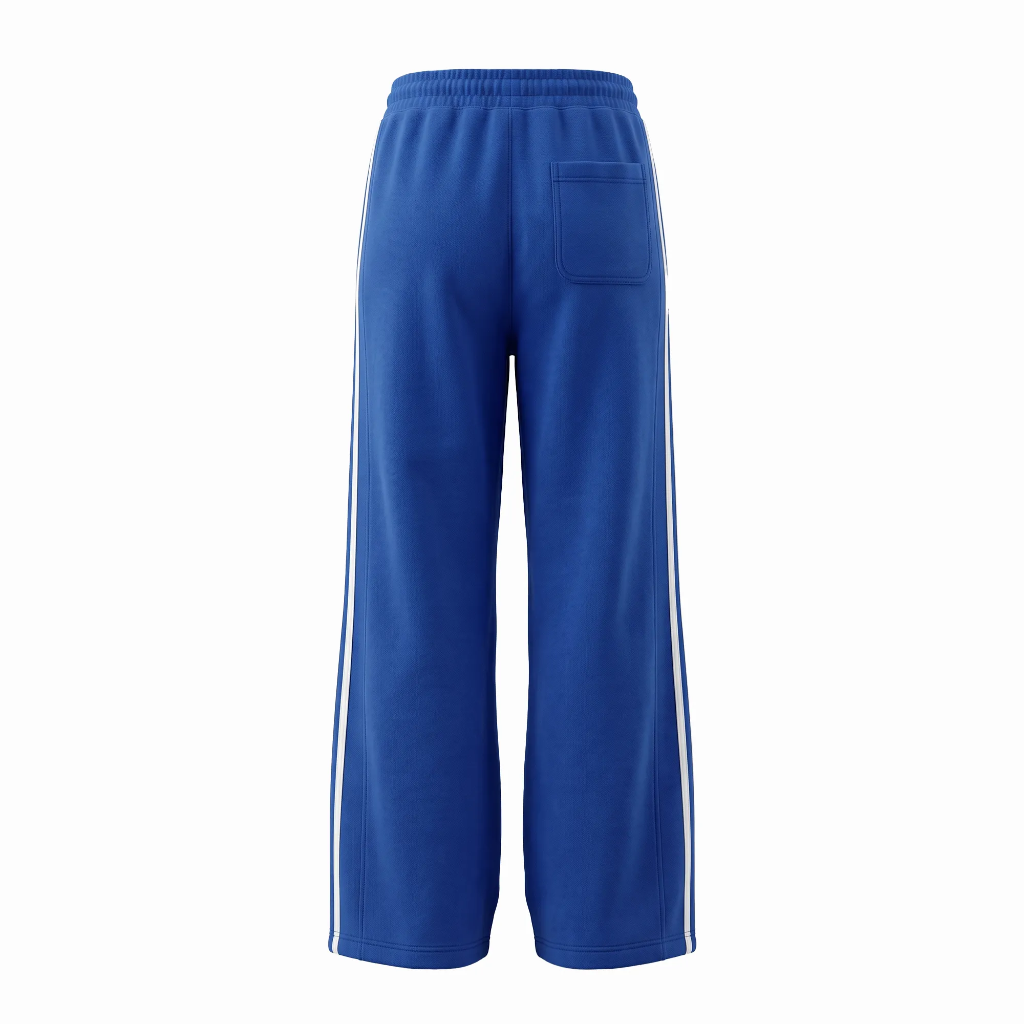 custom-royal-blue-casual-track-trousers back
